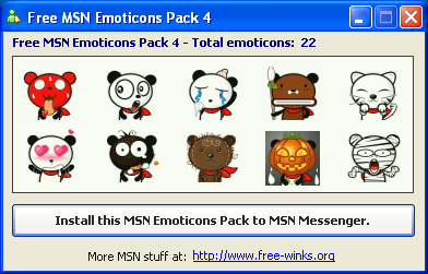 original msn emoticons